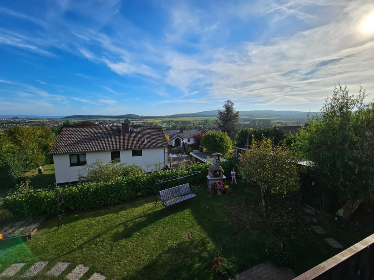 Ferienwohnung Talblick Ahnatal エクステリア 写真