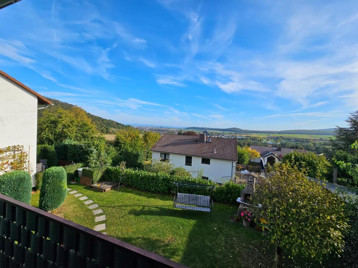 Ferienwohnung Talblick Ahnatal エクステリア 写真